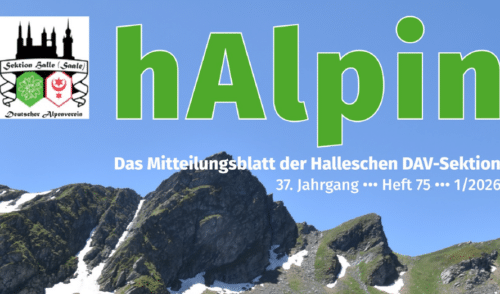 Artikelbild zu Artikel Sept. 2026: Aktuelles „hAlpin“ – Mitteilungsblatt 01-2026